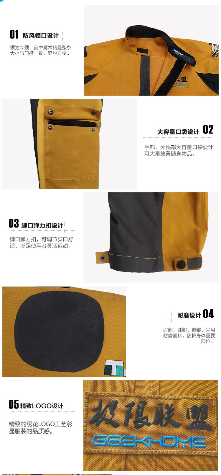 探洞服細節(jié)展示